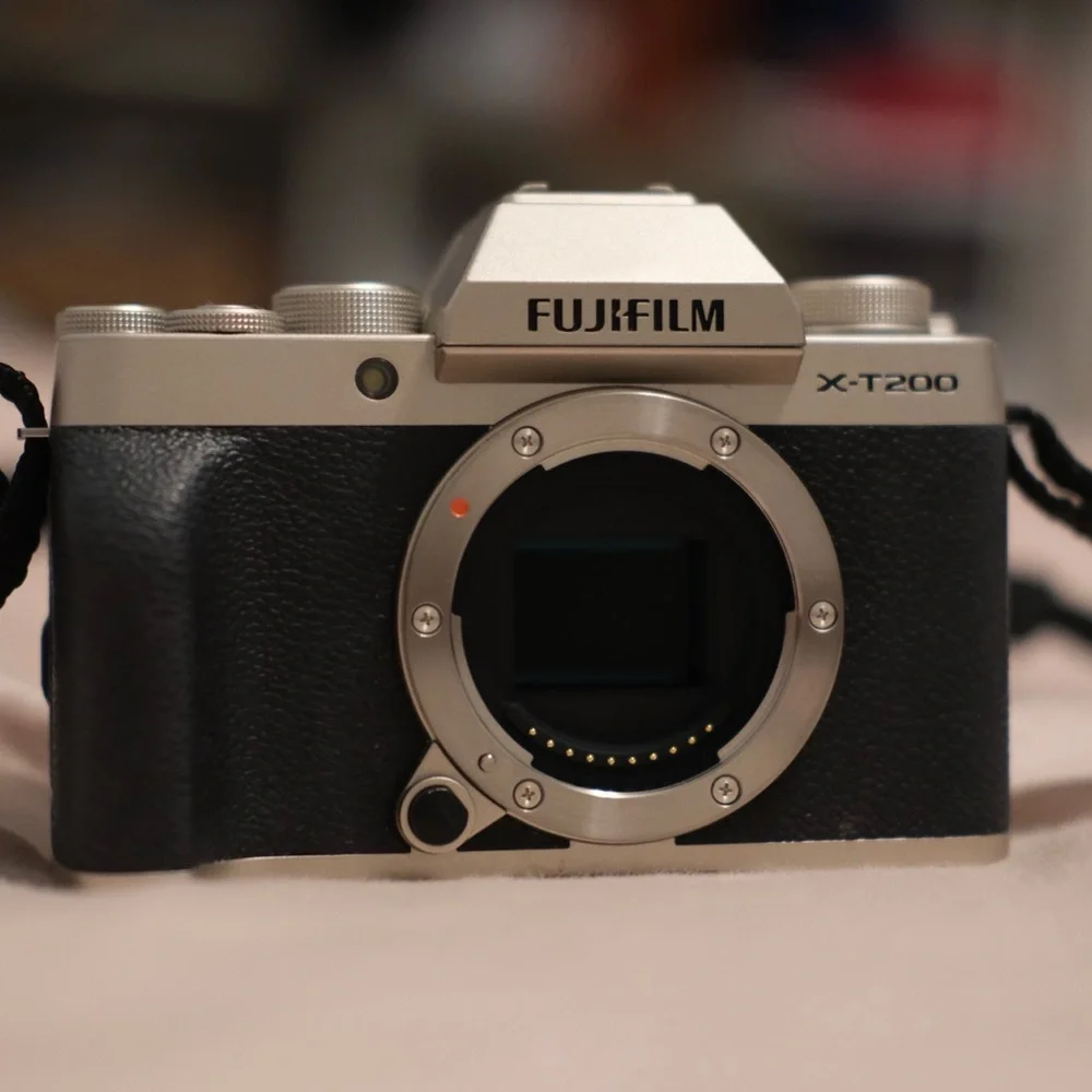 Fujifilm X-T200 Silver and Black Digital Camera